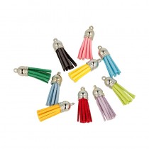 10 pampilles simili cuir 3,5 cm - Artemio