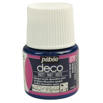 Peinture marine - acrylique mat - opaque - 45 ml - déco - Pébéo