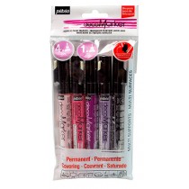 Set 5 marqueurs - peinture acrylique - 1,2 mm - Pébéo