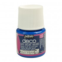 Peinture outremer  - acrylique brillante - 45 ml - Pébéo