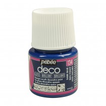 Peinture bleu foncé  - acrylique brillante - 45 ml - Pébéo