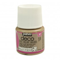 Peinture taupe  - acrylique brillante - 45 ml - Pébéo