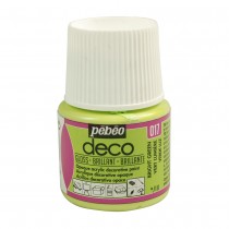 Peinture vert lumière  - acrylique brillante - 45 ml - Pébéo