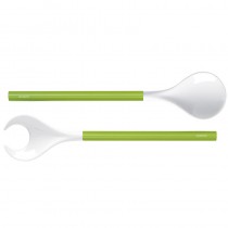 Couverts à salade vert 13,5 cm - porcelaine - Asa