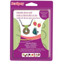 Moule en silicone cabochon - Sculpey