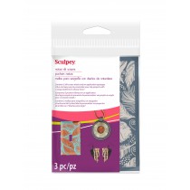 2 pochoirs de sérigraphie nature - Sculpey