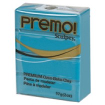 Premo turquoise - pâte 57 gr - Sculpey
