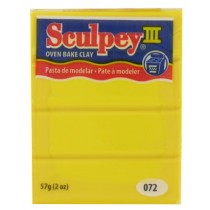 Pâte III yellow - 57 gr - Sculpey