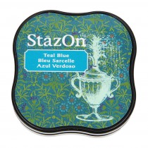 Encreur midi teal blue - Stazon Tsukineko