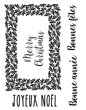 Tampons transparents Bonne année - 14x18 cm - Artemio