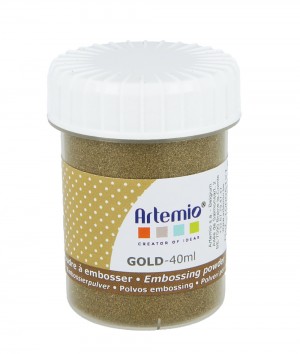 Poudre relief gold opaque - 40 ml - Artemio