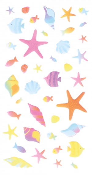 Puffies 3d poissons - Sirène - Artemio
