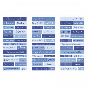 Stickers bleu  - Artemio