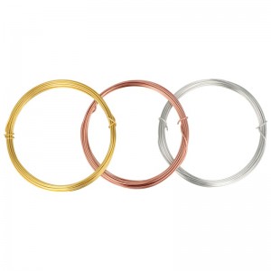3 fils aluminium 5 m X 1,5 mm - Artemio