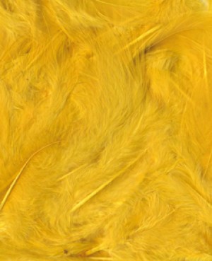 Plumes jaunes 12 cm - Artemio