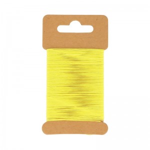 Fil de coton ciré jaune fluo 10 m - Artemio