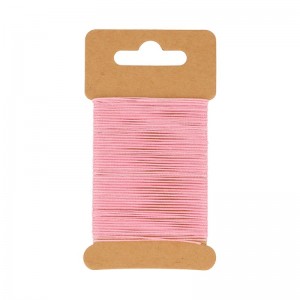 Fil de coton ciré rose  10 m - Artemio