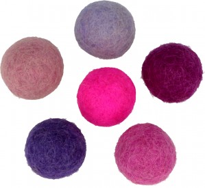 12 pompons en laine feutrée 2,5 cm - Artemio