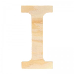 Lettre I - 11.5 cm - bois - Artemio
