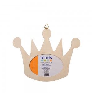 Cadre photo couronne 12,5x9 cm -23x18 cm -  bois - Artemio