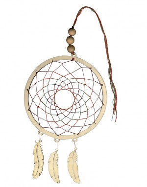 Attrape rêve20 cm - bois - Artemio
