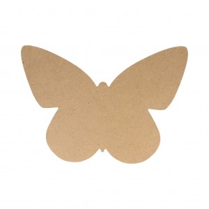 Silhouette papillon 25x19 cm MDF - Silhwood