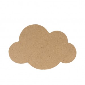 Silhouette nuage 15x10 cm MDF - Silhwood