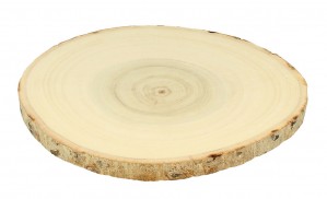 Set de 2 rondelles 17-21 cm - bois - Artemio