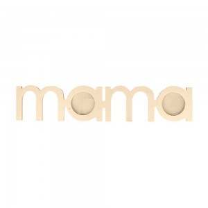 Cadre photo mama 31,5x6,5 cm - bois - Artemio