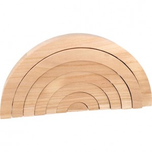 Arc-en-ciel 3D 28x14 cm - bois - Artemio