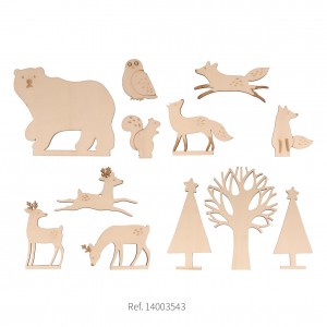 12 Silhouettes forêt - Artemio