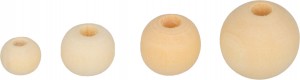 350 perles rondes bois - Artemio