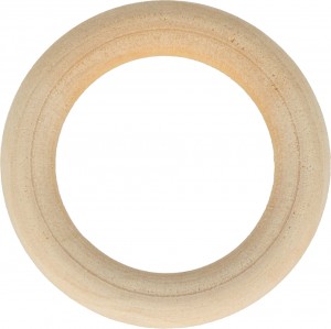6 anneaux en bois 4 cm - Artemio