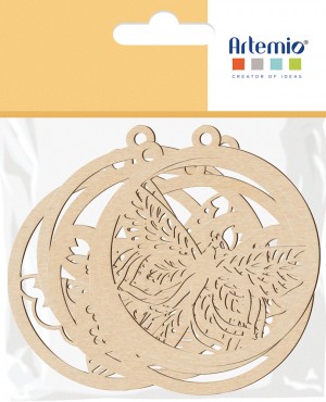 3x2 silhouettes papillons 7 cm - Artemio