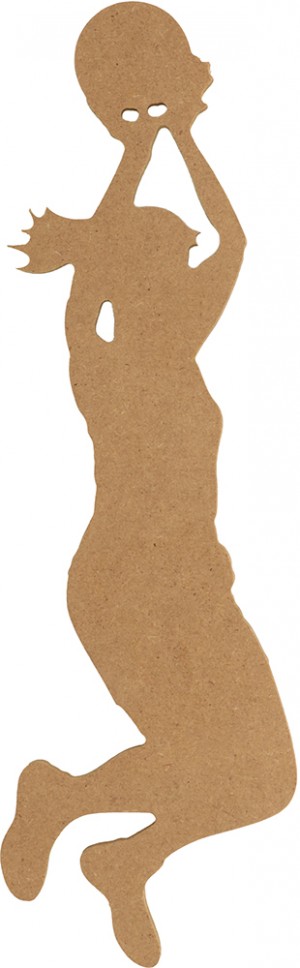 Silhouette basket 7,5x25 cm - MDF - Silhwood