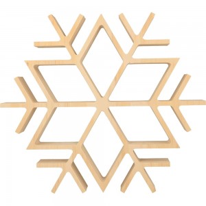 Flocon en bois 30x26 cm - Artemio
