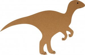 Silhouette dino 30,5x25 cm - MDF - Silhwood