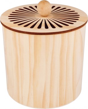 Boite de rangement en bois 18,5 cm - Artemio