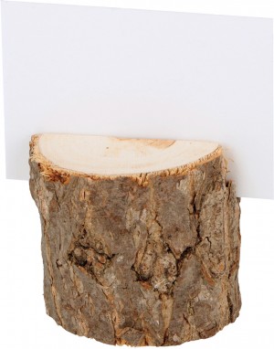 6 porte-noms tronc en bois - Artemio
