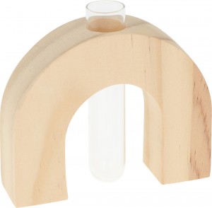 Vase soliflore en bois 11x9,5 cm  - Artemio