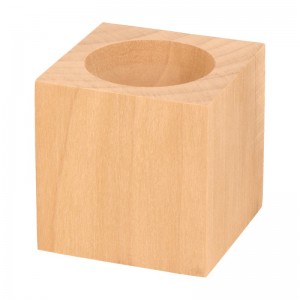 Coquetier en bois 5x5 cm - Artemio