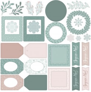 Die-cuts papier Let it snow - Artemio