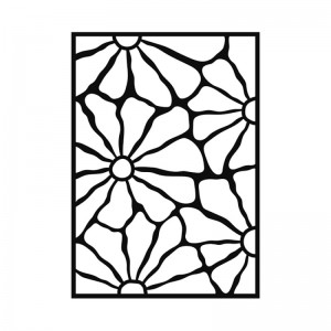 Pochoir fleur 21x29,7 cm - Artemio