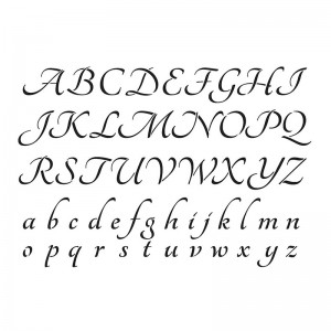 Pochoir alphabet 21x29,7 cm - Artemio