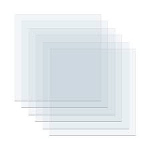 6 clear plastic sheets - We R