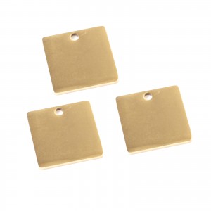 3 square charms - jewelry press - We R