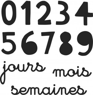  Matrices de découpe chiffres - Artemio
