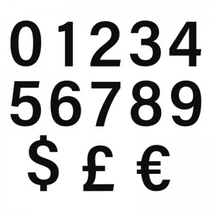  Matrices de découpe alphabet 2,2 cm - Artemio