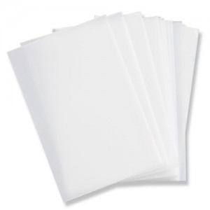 10 sheets shrink plastic givré - Sizzix