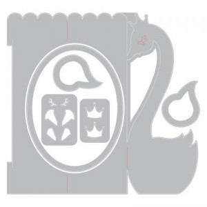 Thinlits die Fold-a-long Swan - Sizzix